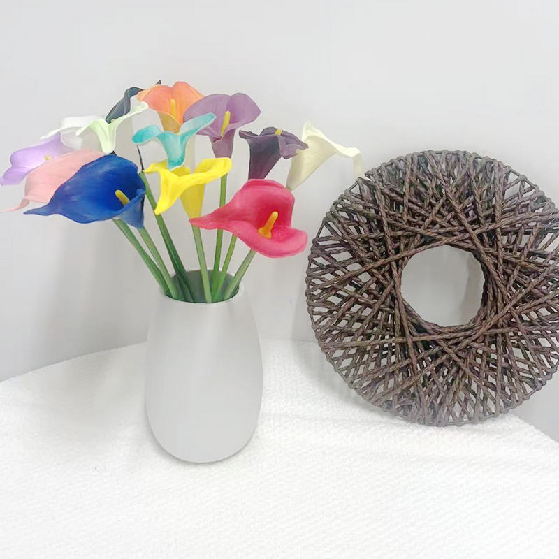 New cross-border simulation flower moisturizing feel calla lily pastoral home simulation flower ornaments decorative props photography
