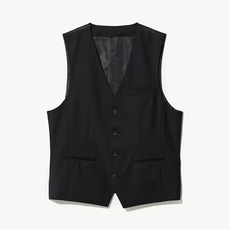 Ретро осенний жилет английский стиль, классический костюм-пиджак, slim fit, плюс размер, корейский стиль