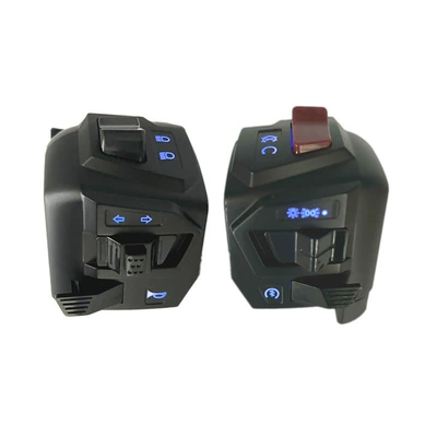 Motorcycle modified handle switch PULSAR NS200 12V night light LED combination handle switch assembly (Motorcycle General Parts)