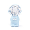 Handheld cute space summer small air fan with light