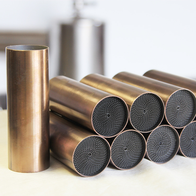 Automotive three-way catalytic converter metal inner core National IV National V National VI inspection metal carrier with catalyst coating