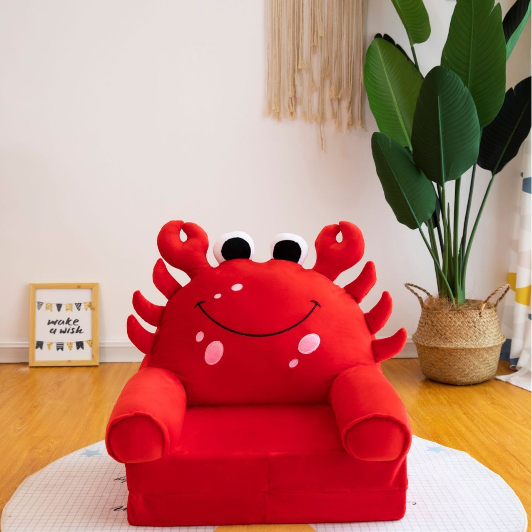 Sofá plegable para niños nuevo al por mayor creativo jardín de infantes bebé asiento plegable regalo de estudio siesta sofá cama