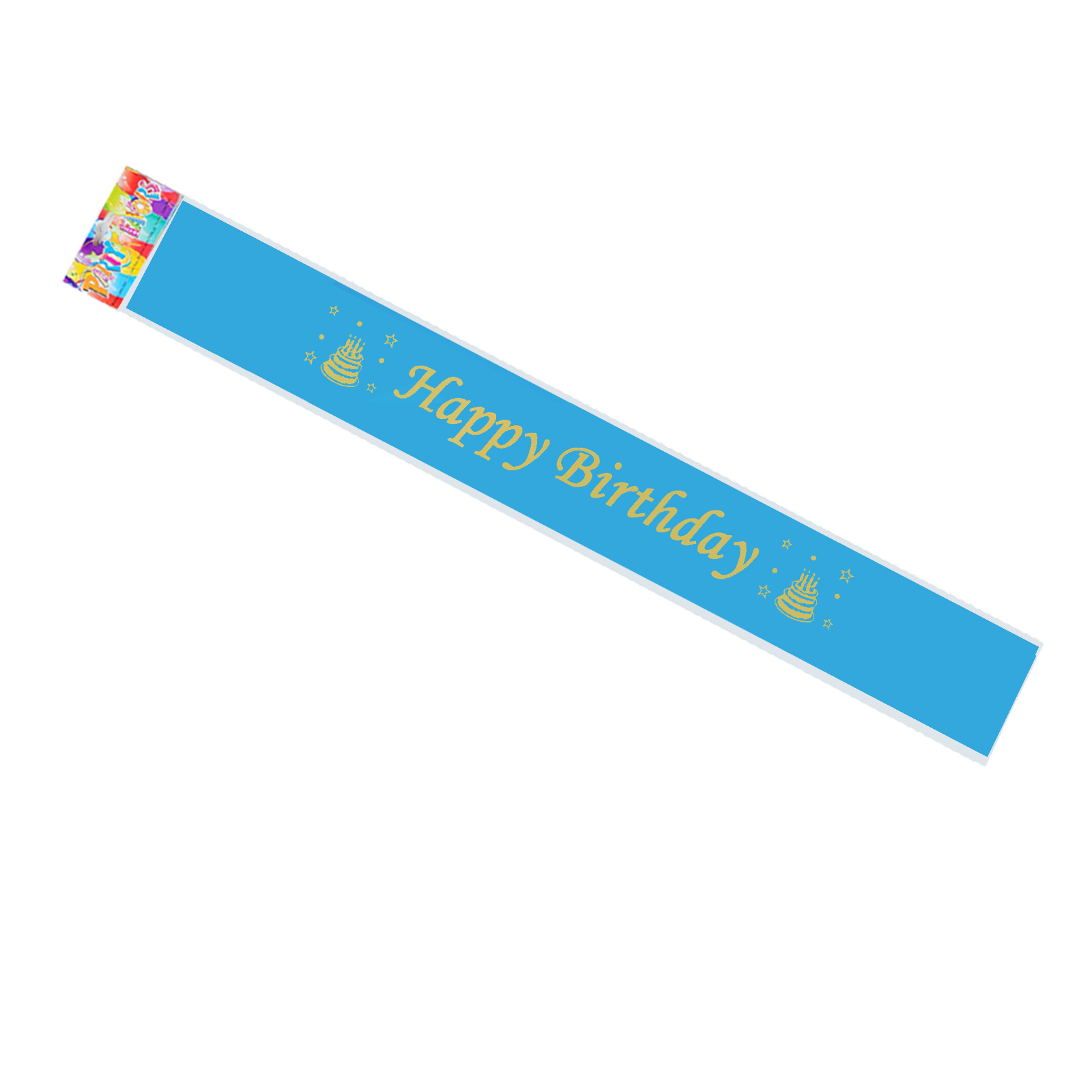 Feliz cumpleaños impresión de serigrafía inglesa correa de hombro para fotos accesorios suministros de fiesta transfronterizos varios estilos de venta transfronterizas