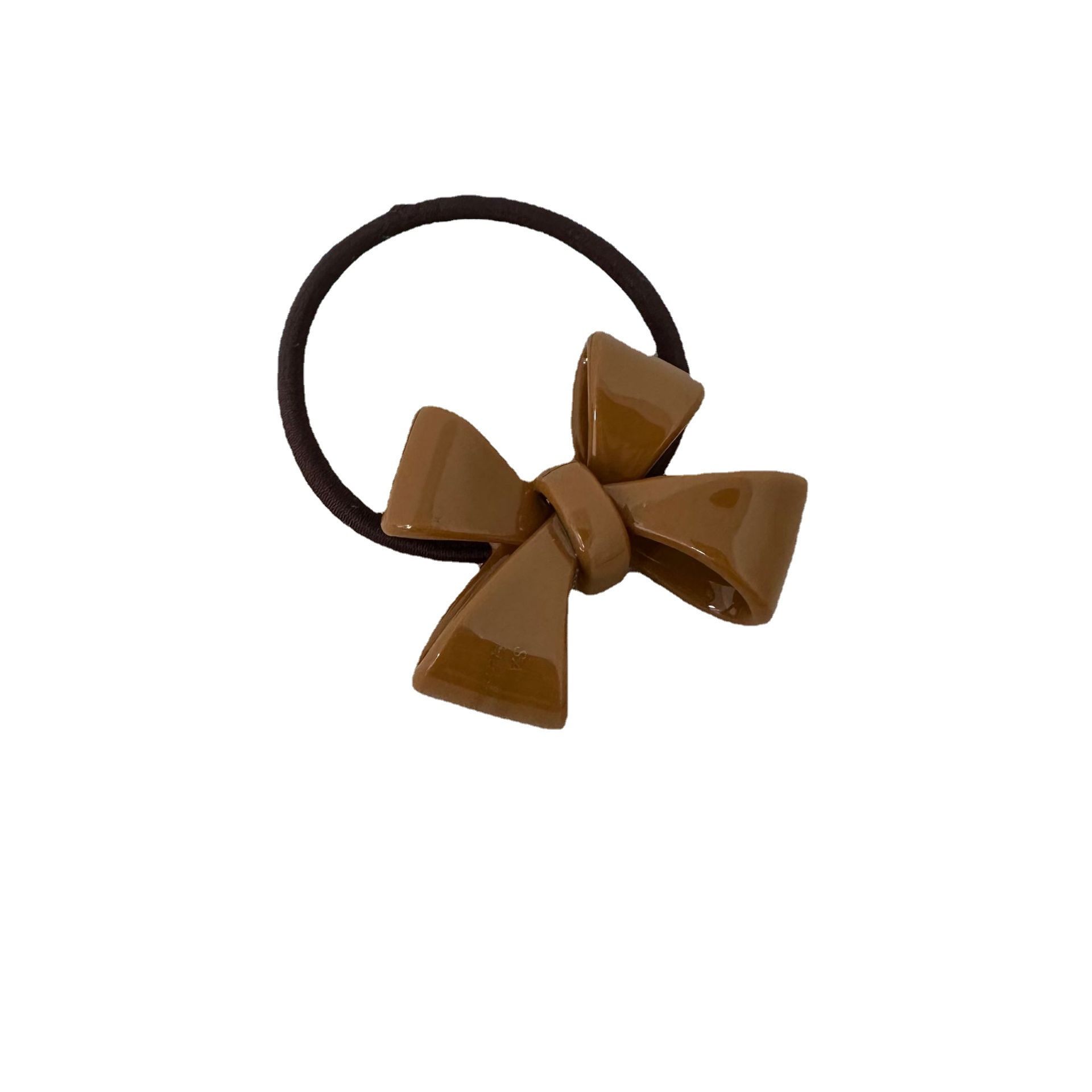 Anello per capelli coreano con fiocco in acido acetico, estivo, colorato, in gelatina, per ragazze, con treccia a forma di cuore, accessori per capelli_voghion.com