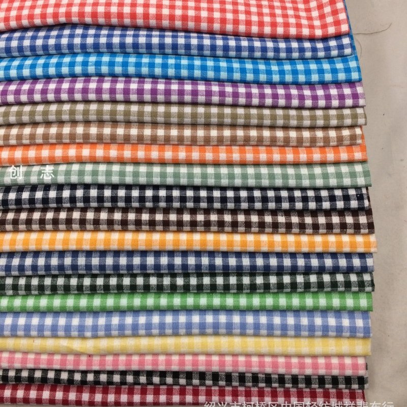 朝阳格春夏秋童装休闲服衬衫吊带衫连衣裙面料梭织肌理感