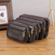 Manufacturers wholesale men's new waterproof mobile phone waist bag wear belt cowhide multi-functional elderly change key bag