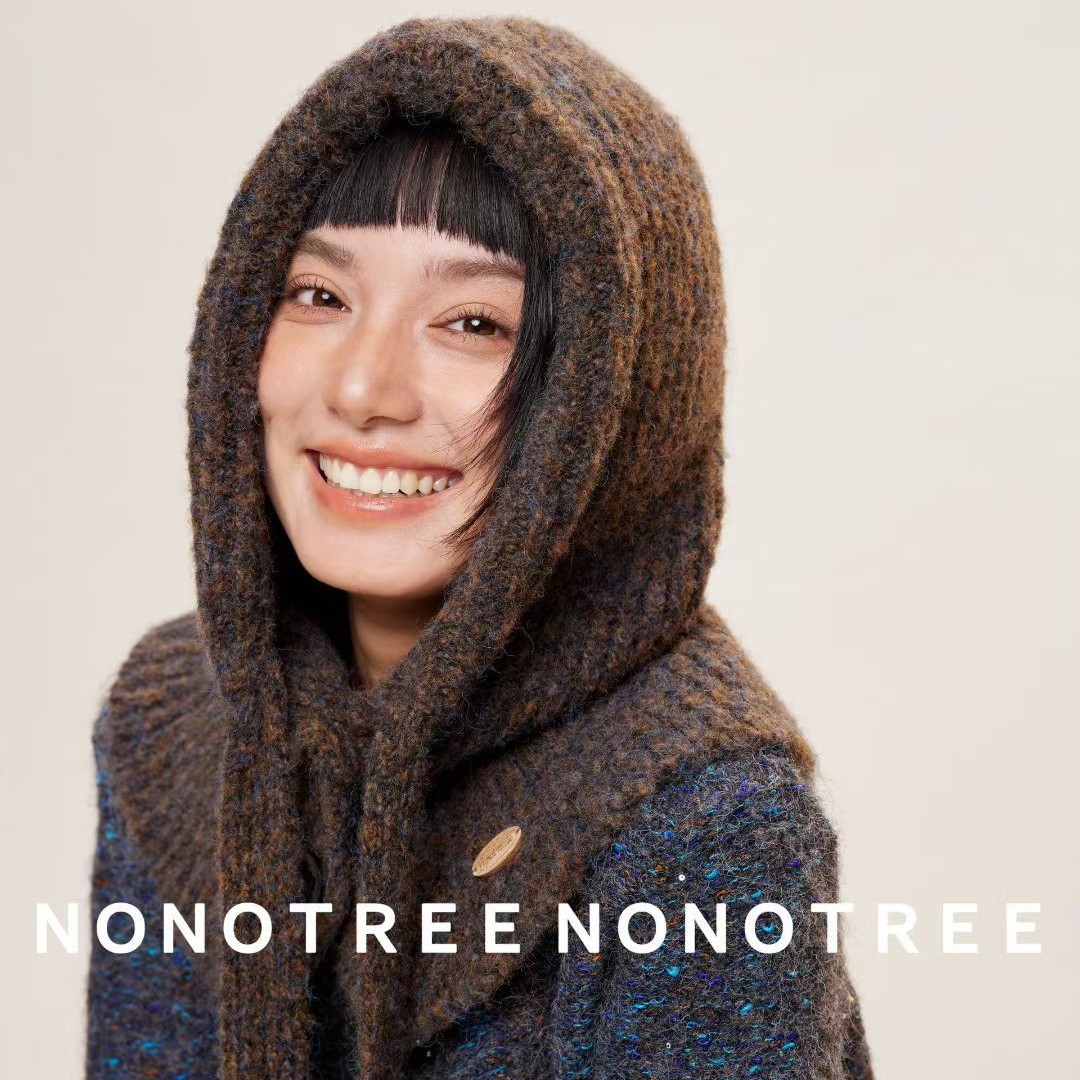 Korean Balaclava Women's Korean Style Versatile Winter Warm Knitted Wool Hat Scarf All-In-One Ear Protection Hat