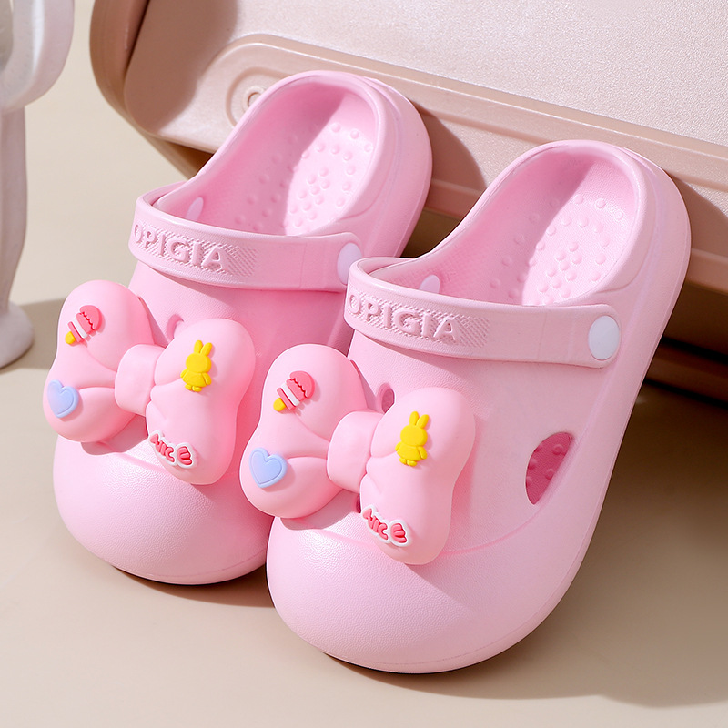 토끼매듭-핑크 [업그레이드된 EVA 가볍고 편안하며 미끄럼 방지]