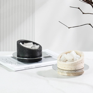 Simple Modern Metal Cave Stone Aromatherapy Diffuser Model Room Sales Office Living Room Bedroom Hotel Homestay Decorations