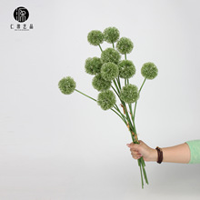 工厂直销 仿真花小葱球蒲公英葱花果实 插花配材植物花艺造景设计