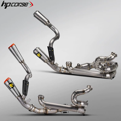 Motorcycle exhaust pipe: modified exhaust pipe, titanium