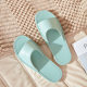 Spring and Summer Linen Sweat-Absorbent Slippers for Women, Universal for All Seasons, Home Indoor Breathable Floor Non-Slip Leather Slippers for Men's Home