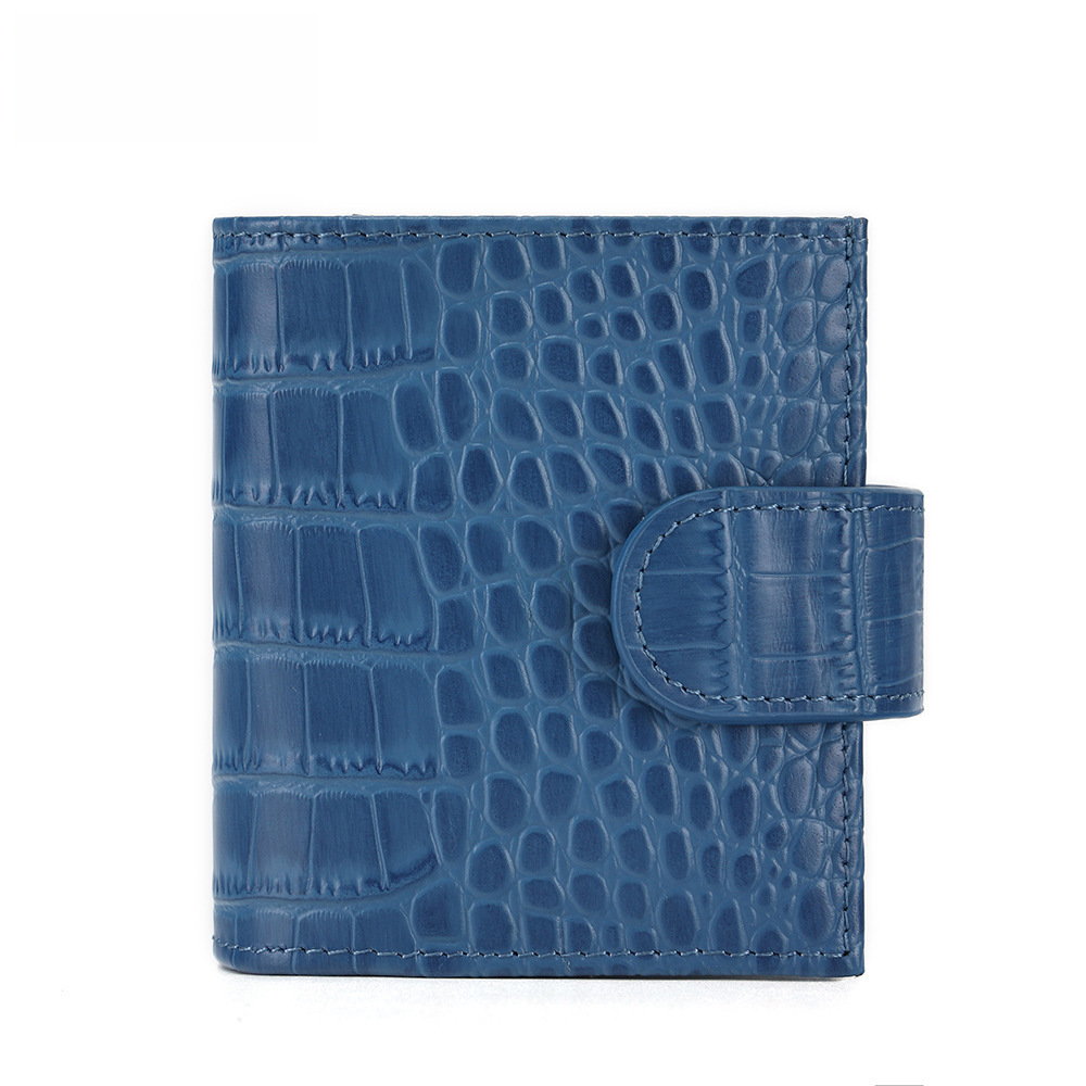 Nuovo macaron transfrontaliero portatile Journal coccodrillo modello multicolore quaderno uomo e donna portafoglio in vera pelle quaderno a fogli mobili_voghion.com