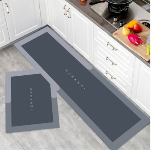 Alfombrilla suave de barro de diatomeas, alfombrilla absorbente para el hogar, cocina, alfombrilla moderna simple absorbente antideslizante de secado rápido para puerta del baño
