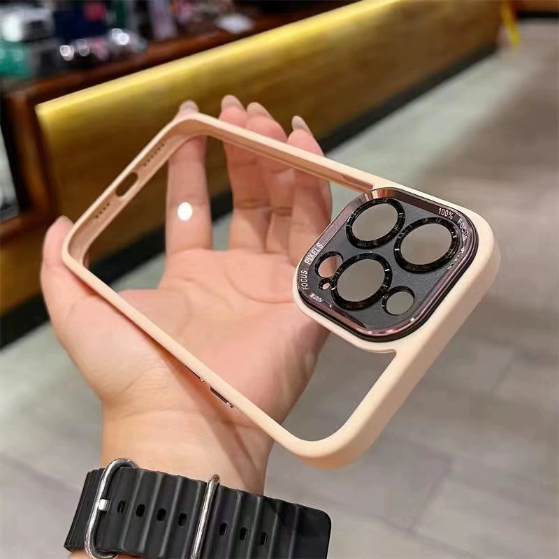 Чехол для телефона, совместимый металлический объектив, iPhone 13, 16 Pro Max, 14 Plus, защита от падений