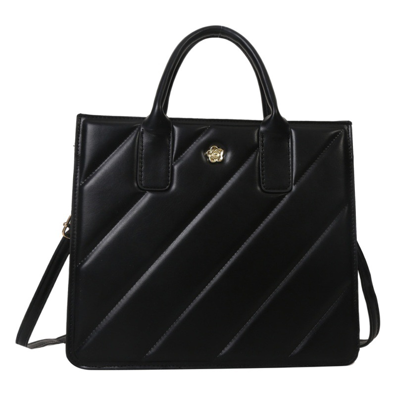 Moda del color del caramelo nuevo bolso de invierno de las mujeres de moda bolso de mano portátil simple bolso de hombro ocasional