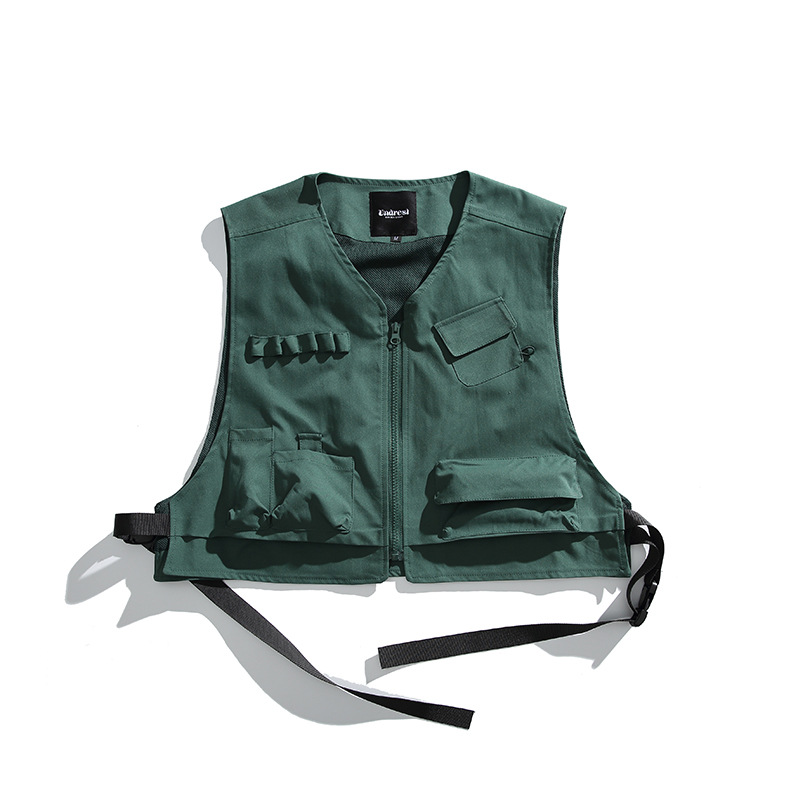 Mountain Outdoor Function Multi-pocket Workwear Vest All-matching Sleeveless