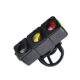 Bicycle tail light l three-color lLED safety warning light USB charging outdoor riding traffic light creative tail light