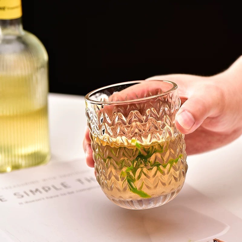 Gran por mayor cristal de diamante europeo tazas de vino tazas de champán tazas de helado tazas de hotel elegante utensilios domésticos tazas de agua