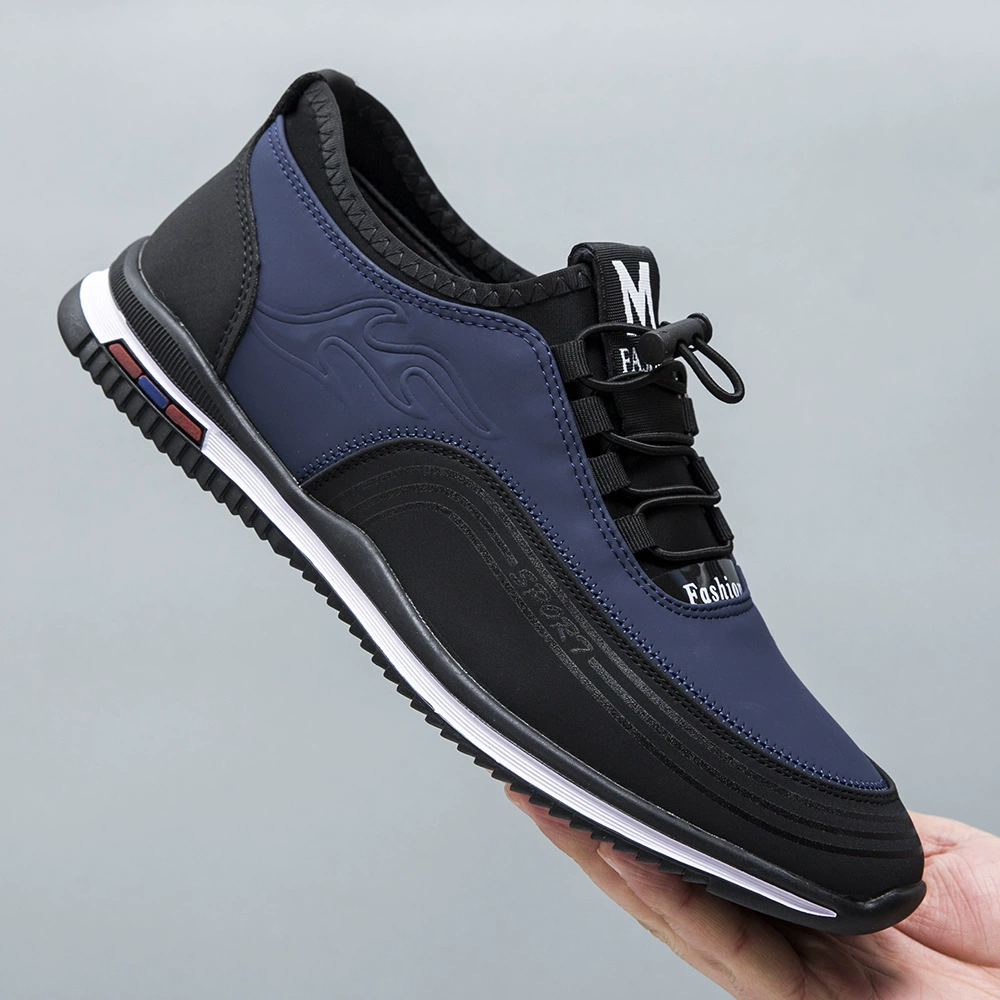 Мужская кожаная обувь трендовая повседневная обувь дышащая весна универсальная мужская обувь легкая модная обувь для бега плоская обувь для вождения мужчин