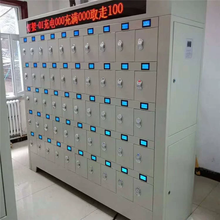 100-позиционная рабочая станция с синим экраном и независимым дисплеем, перезаряжаемая стойка для шахтных ламп для шахтных ламп, интеллектуальная зарядка шахтных ламп