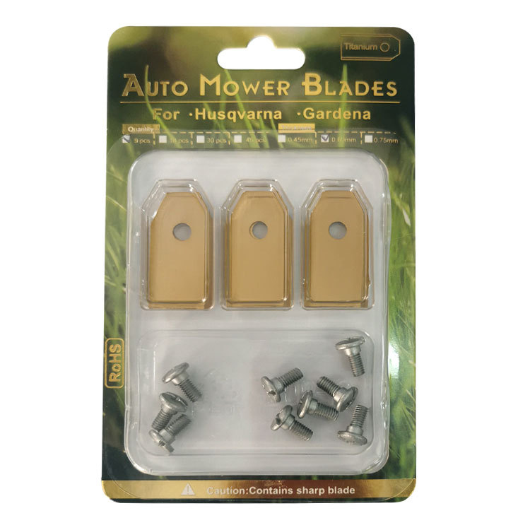 Cuchilla de acero inoxidable cuchilla cortadora de maquinaria de jardín cuchilla cortadora de cuchilla inteligente