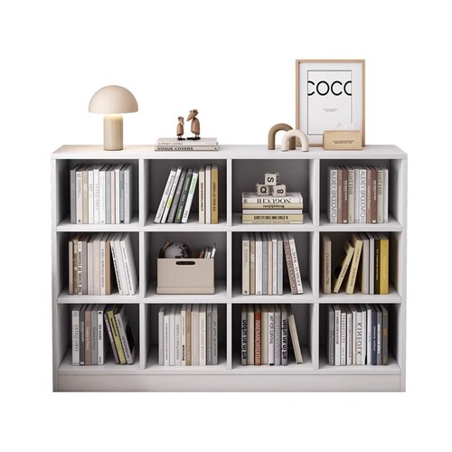 Living room bookshelf rack floor-to-ceiling wall cabinet locker simple storage cabinet shelf grid cabinet home bookcase