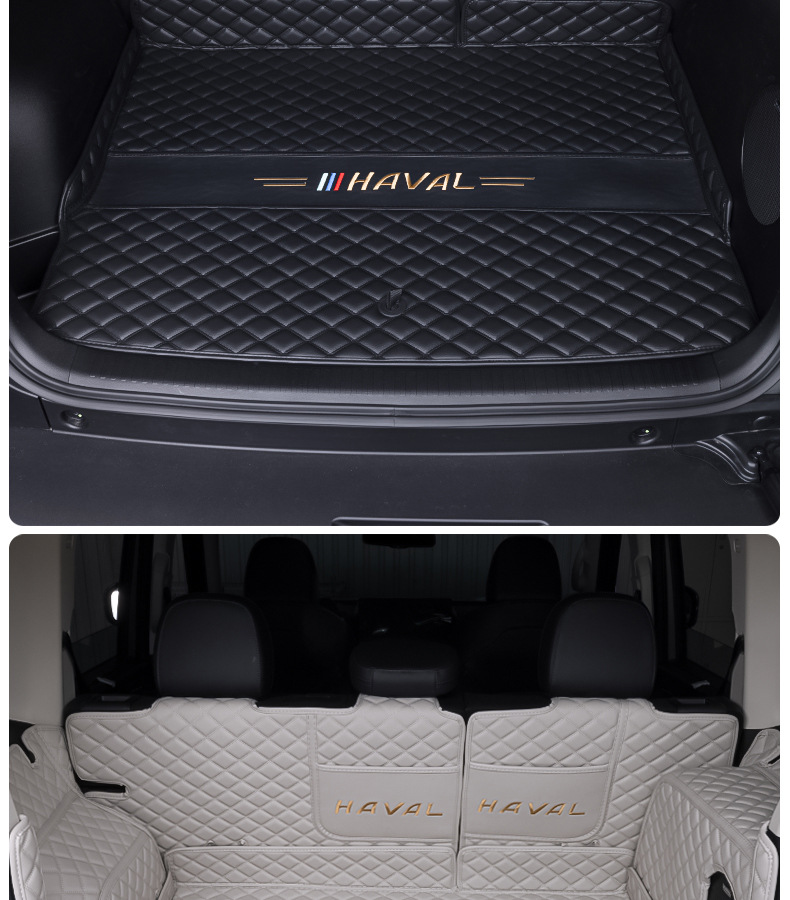 Suitable for 25 Models of Haval Raptor Trunk Mats, Fully Enclosed Raptor Interior Modification Special Car Trunk Mats