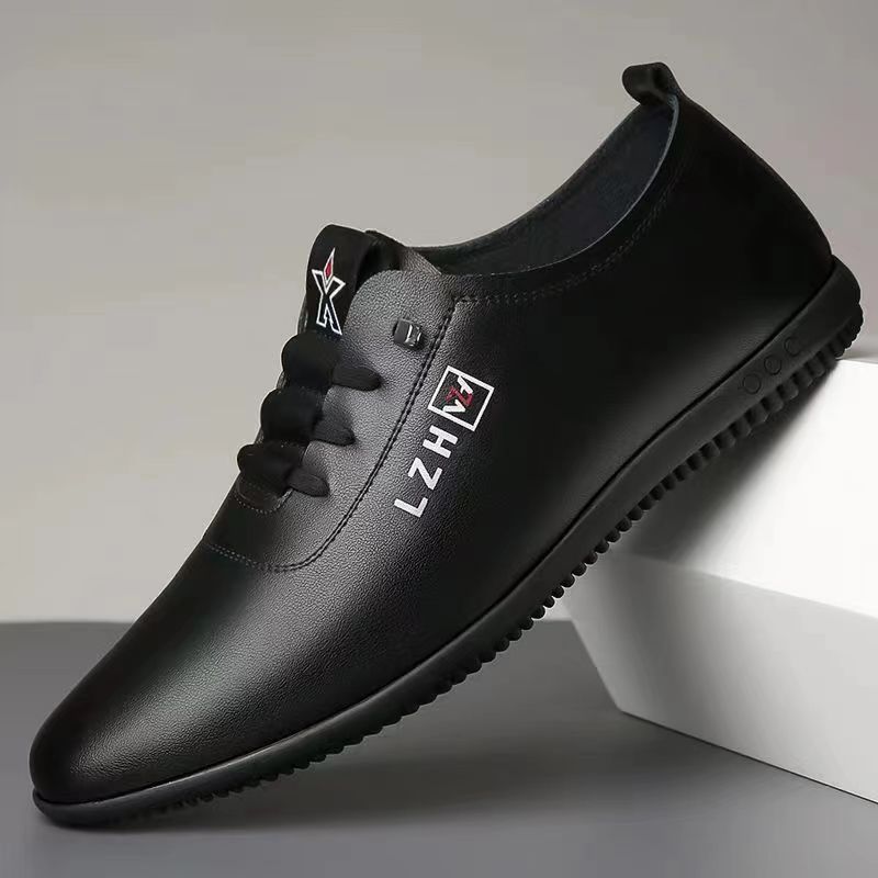 Nuevos zapatos casuales de los hombres zapatillas de deporte al aire libre zapatos de cuero de los hombres de negocios zapatos blancos