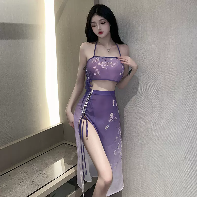 笔下留情情趣内衣女批发分销跨境角色扮演复古情趣汉服古典风透视