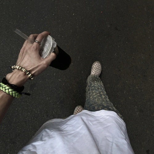 Urban streetwear hip-hop pants trendy brand cool and stylish men's brocade full print jeans slimming tapered straight-leg pants