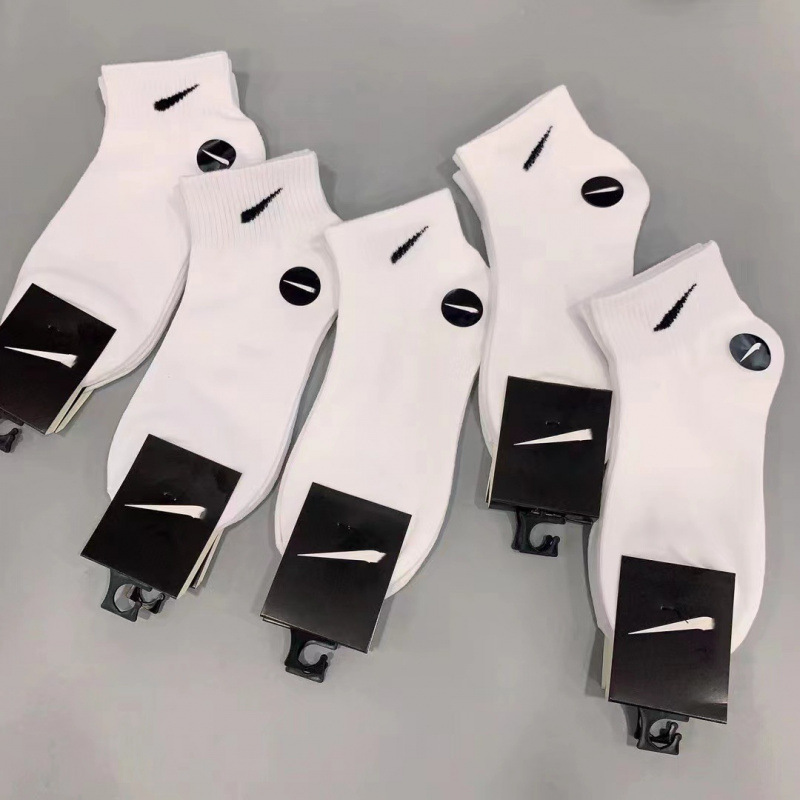 Suwan Nexst Men's Socks Black and White Short Sports Socks Casual Color Basketball Training Foreign Trade Socks Wholesale