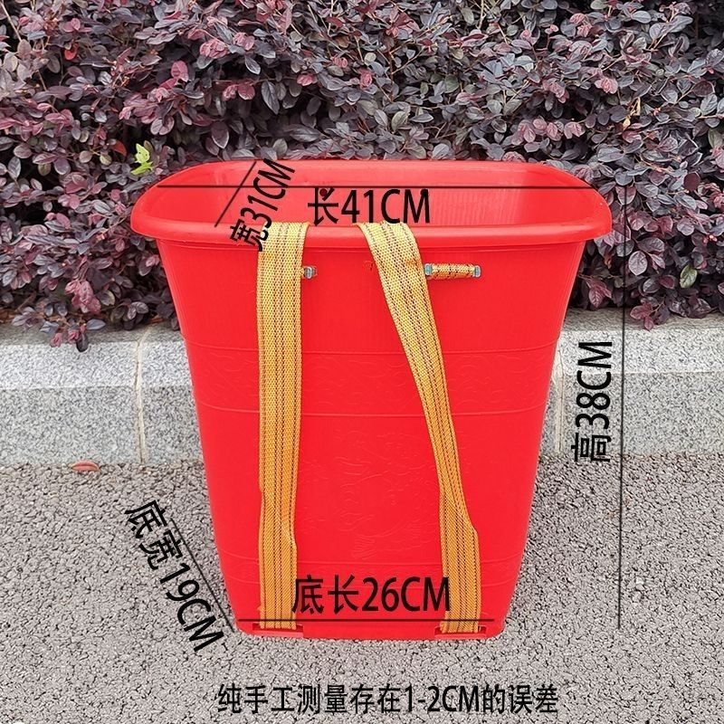 加厚加大塑料背篓赶集农用采摘背篼成人买菜篮子仿编织钓鱼收纳|undefined