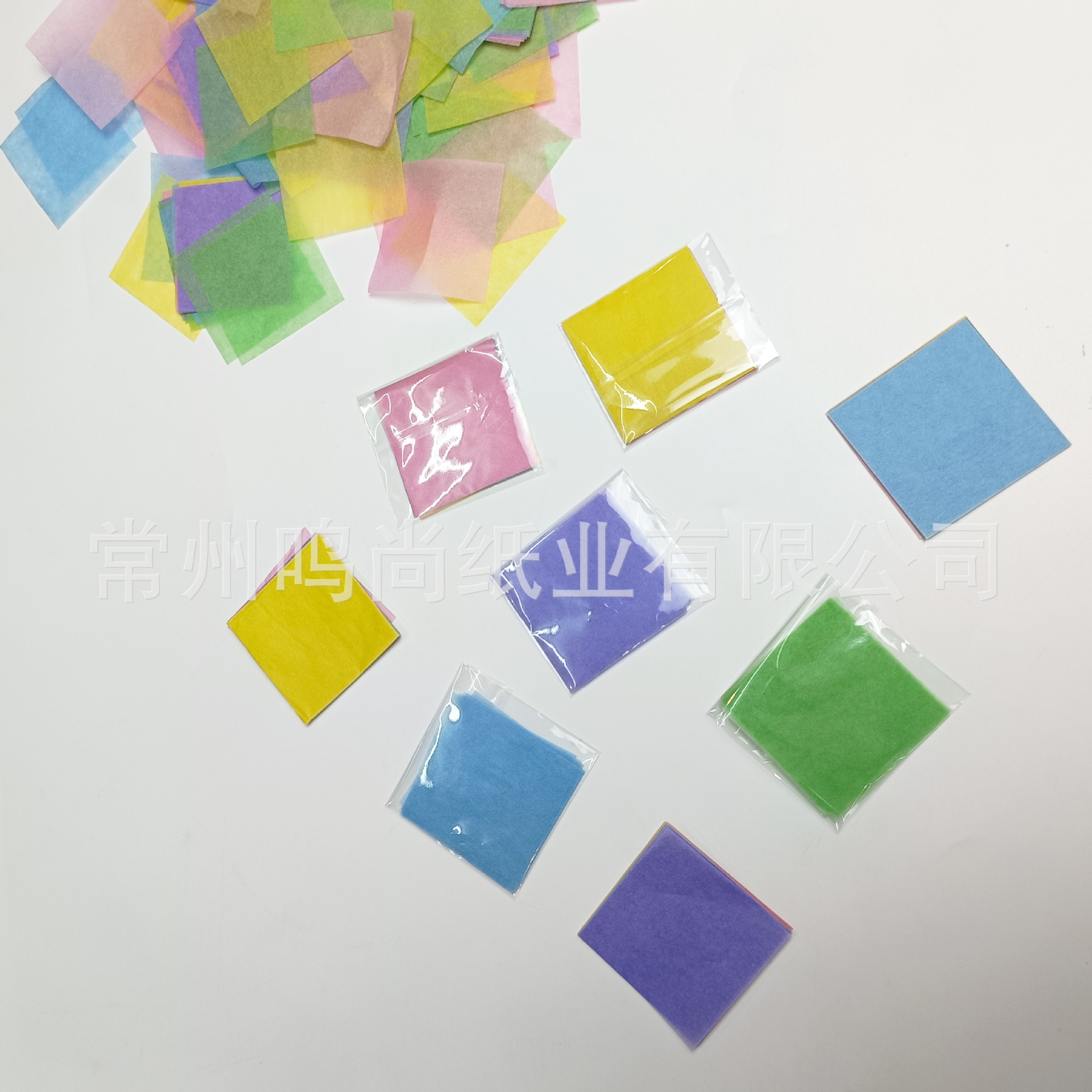 5*5cm 5 색 각 2 매