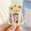 Brand cartoon photo frame, keychain, acrylic pendant, Korean style, with little bears