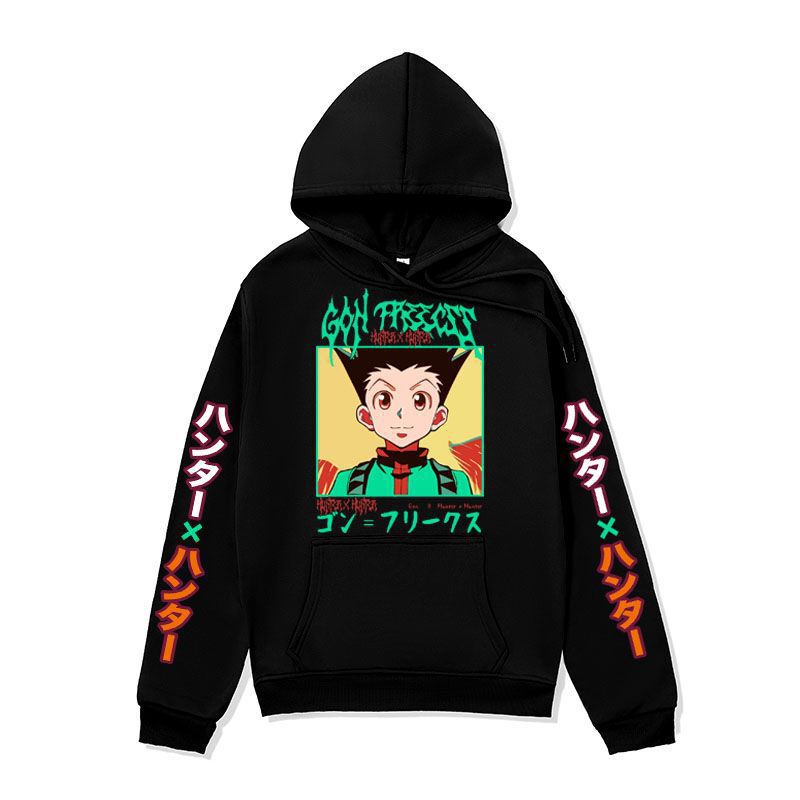 Cross-border trend new product: Hunter x Hunter new hoodies, trendy casual sweatshirts for men and women, European and American Harajuku hoodies Cross-border trend new product: Hunter x Hunter new hoodies, trendy casual sweatshirts for men and women, European and American Harajuku hoodies