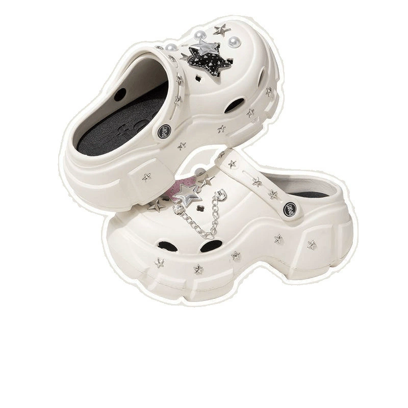 Летняя обувь на платформе, высокие шлёпанцы, тапочки