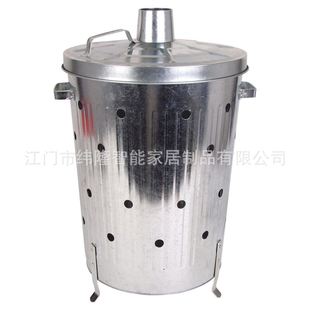 38 Years Bsci Factory Direct Supply Large Capacity Export Incinerator Garden Fallen Leaves Branches Incinerator