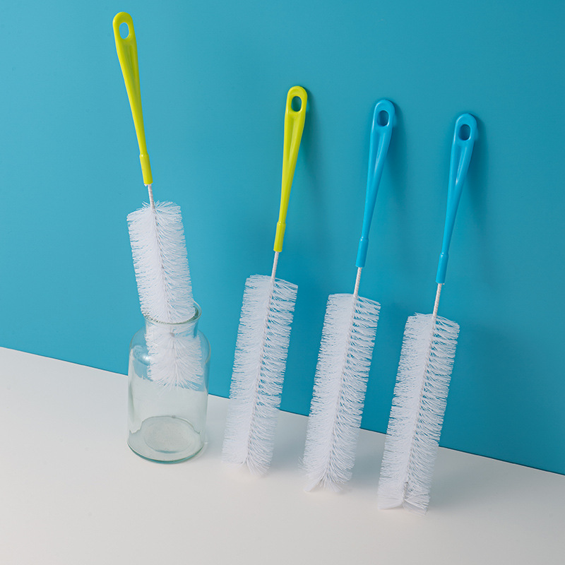 cepillo de taza de boca delgada alargada cepillo de lavado de taza multifuncional cepillo de taza cepillo de limpieza de botella de leche botella de vino cepillo