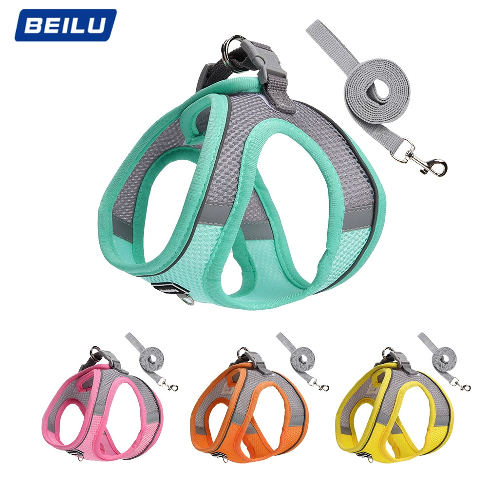 Новый поводок для собак, легкий, дышащий, со светоотражающими элементами, антиэвакуационный поводок для собак породы Бишон Фриз, поводок для кошек.