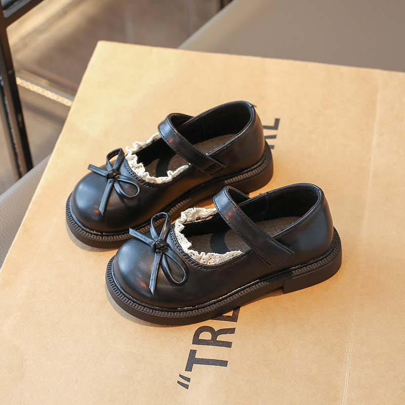 Zapatos de princesa de niñas arco extranjero zapatos de encaje de cuero primavera y otoño 2026 nuevos zapatos para niños zapatos de rendimiento de estudiantes image 7