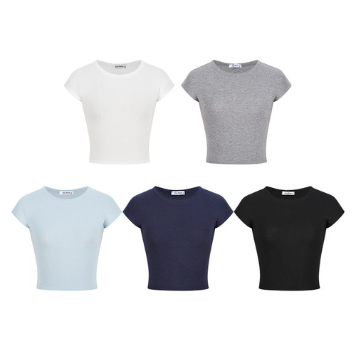 Moses Queen/Moshi Queen T-shirt Slimming and Slimming Multi-purpose Underwear Short Sleeve Top 62861 