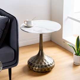 FGJ29角几轻奢现代简约北欧大理石小圆桌创意卧室客厅沙发边角几