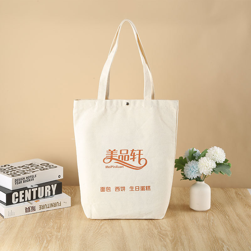 源头厂家批发空白棉布袋现货帆布袋手提袋棉布袋可印LOGO托特包