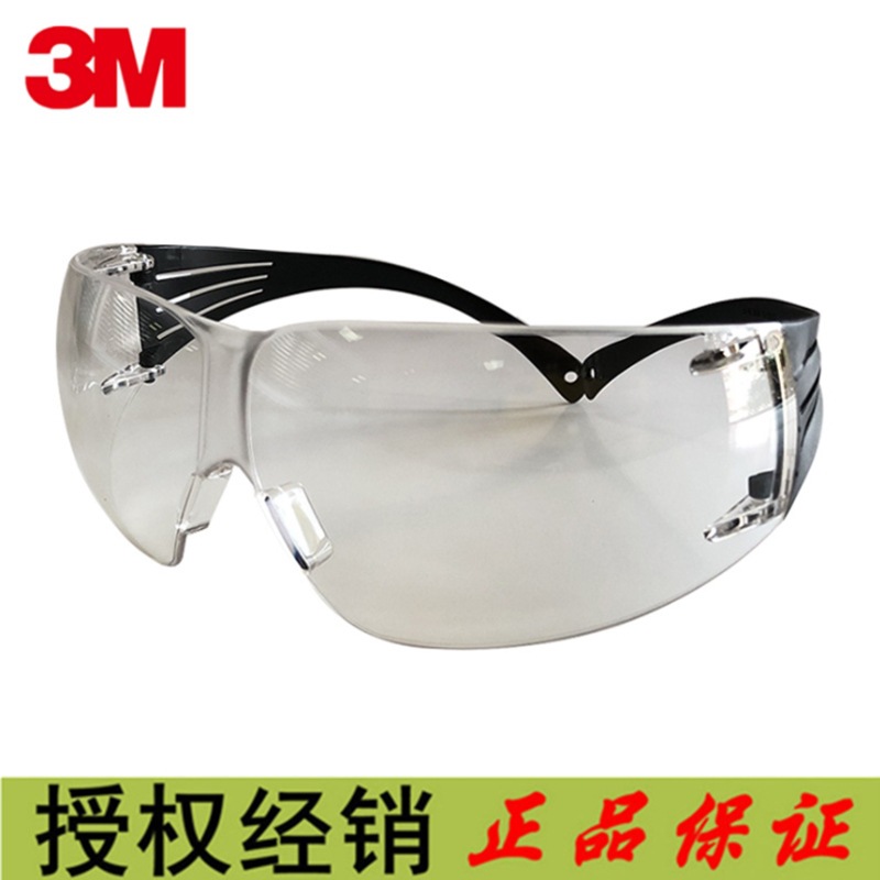 3m Sf201Af Goggles Industrial Cutting Anti-Splash Cycling Protective Glasses Anti-Dust, Wind-Proof and Impact-Resistant