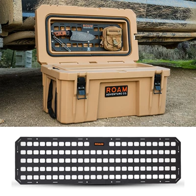 ROAM roof box, explosion-proof: Roof box - no-need-to-drill-holes-expand-the-screen