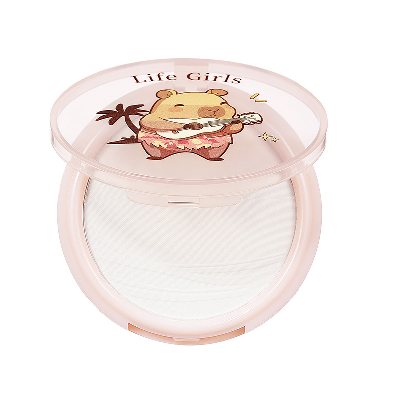 Life Girls plumage soft coal polvo de maquillaje mate, maquillaje de maquillaje, opacificador, polvo antiperspirante brillante, gran capacidad