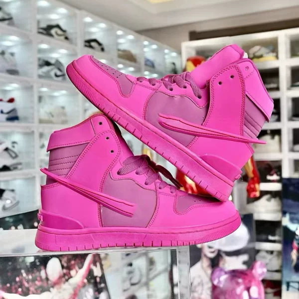 Pure Original Dunk Rebound Sneakers, Retro Men's and Women's High-Top Skate Shoes, Comfortable Casual Basketball Shoes, Lightweight Sports Shoes