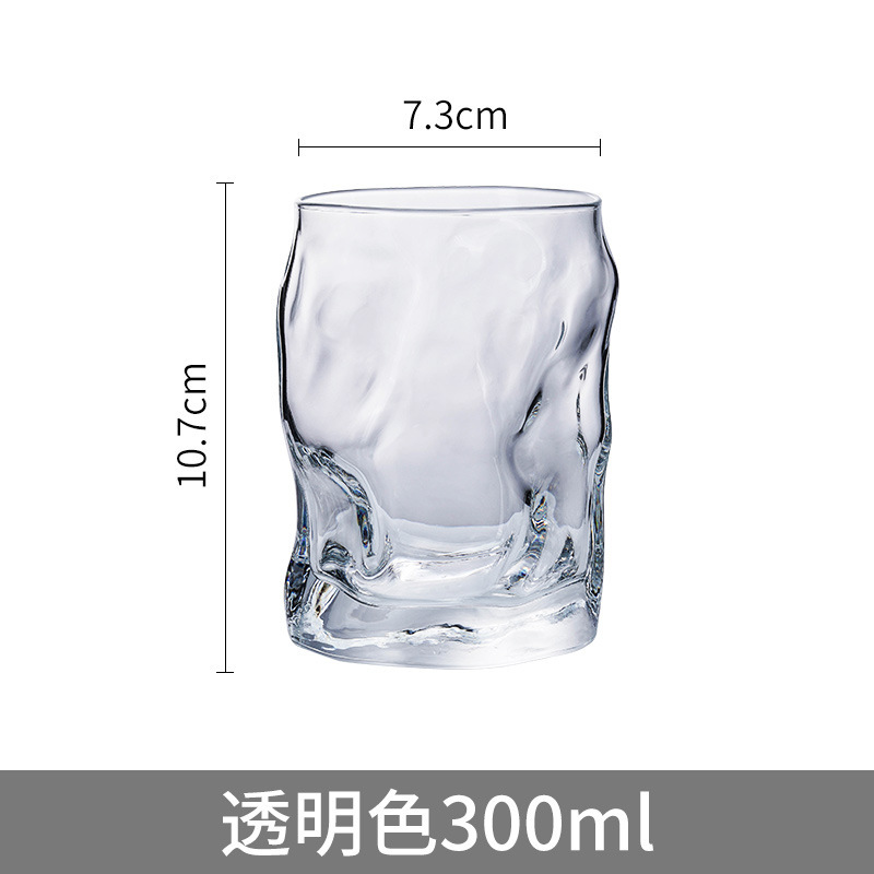 클리어 크리스탈 웨이브 컵 300ml 스몰 사이즈