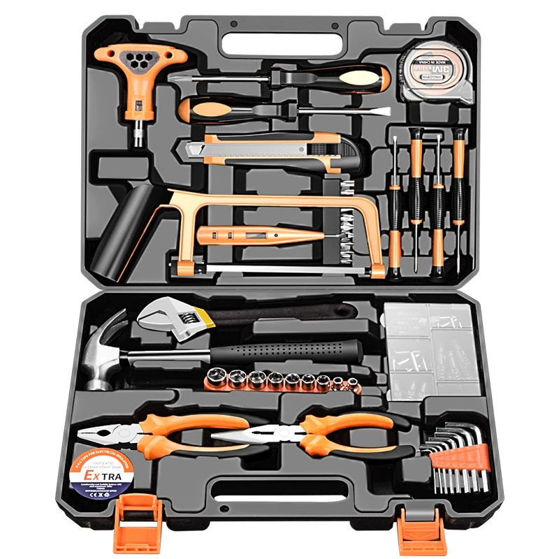Hardware Tool Set Home Electrician Combination Tool Box with Tools Gift Tool Set Hardware Tools Collection